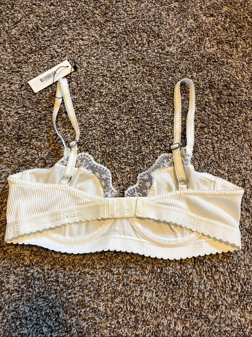 NWT Lounge Ribbed Balcony Bra 34D